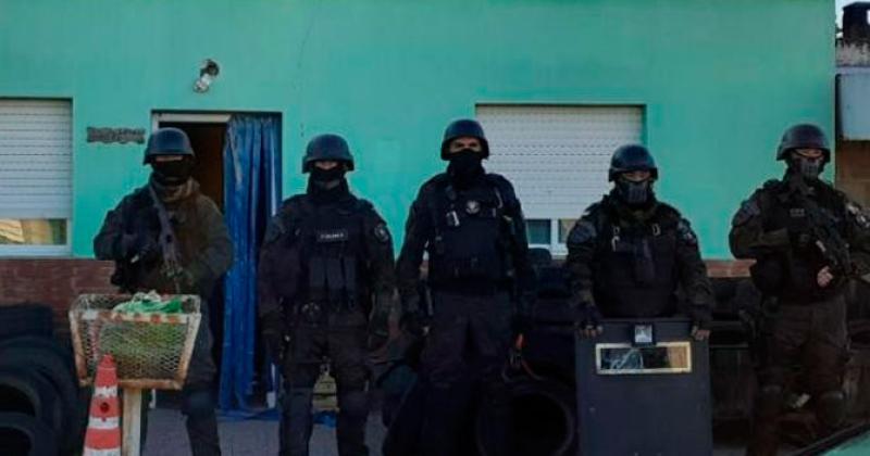 El allanamiento tuvo lugar en Alberdi al 4200.