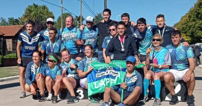 La atleta lamatritense Juana Franco de Enriques compitió el domingo en una prueba pedestre en San Manuel.
