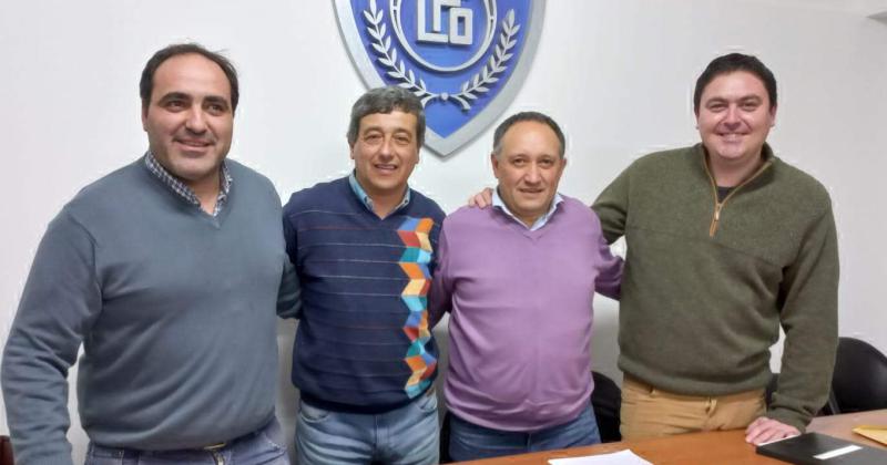 Russo, Frías, Palahy y Albano, la conducción de la LFO.