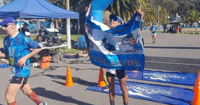 El olavarriense se destacó en su debut en 100 kilómetros.