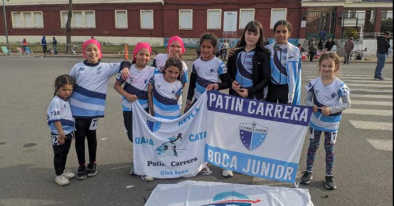 Boca compitió en Junín.