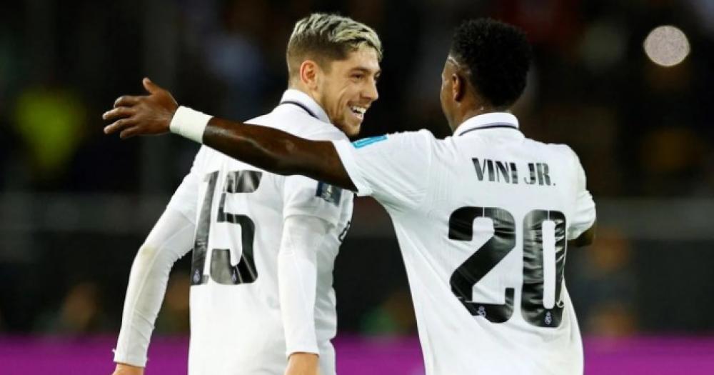 Entre Federico Valverde y Vinicius Jr anotaron 4 de los 5 goles del Real Madrid en la final.