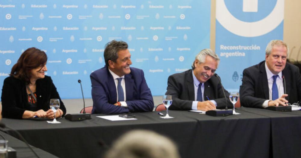 El Gobierno cerró la paritaria docente nacional: 33,5% hasta julio