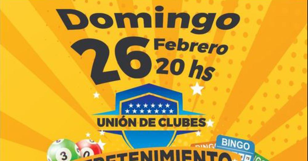 Vuelve el Bingo de la Unión de Clubes