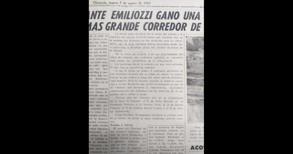 El diario El Popular del 5 de marzo de 1963, con la cobertura del fallecimiento de Juan Gálvez.