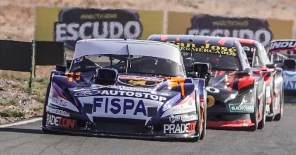 Agustín Herrera por delante del pelotón. El de Olavarría cuidó hasta donde pudo el 4to. lugar.