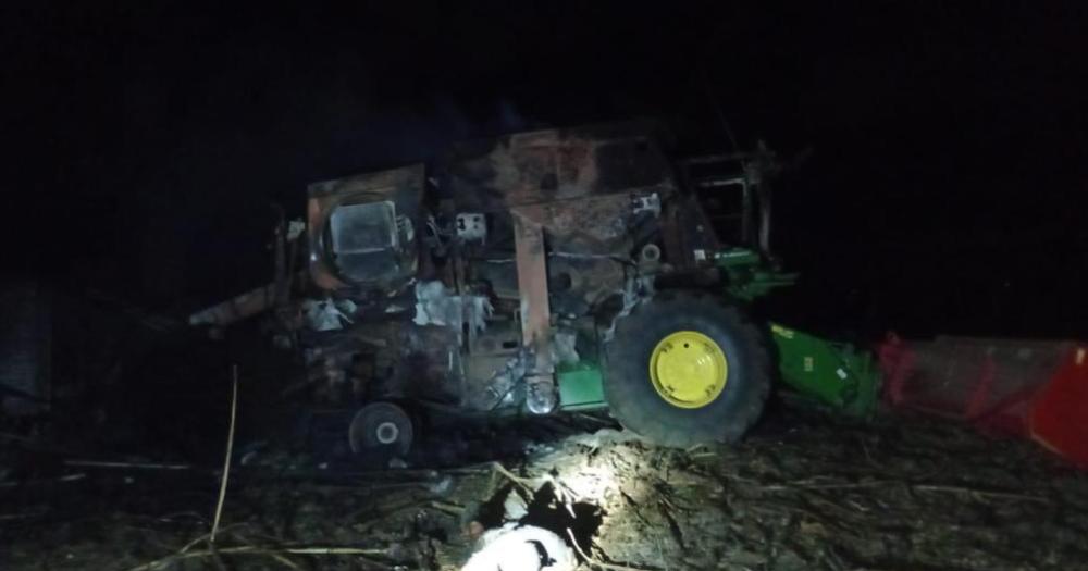 Dos muertos en un incendio desatado en un campo de Bolívar