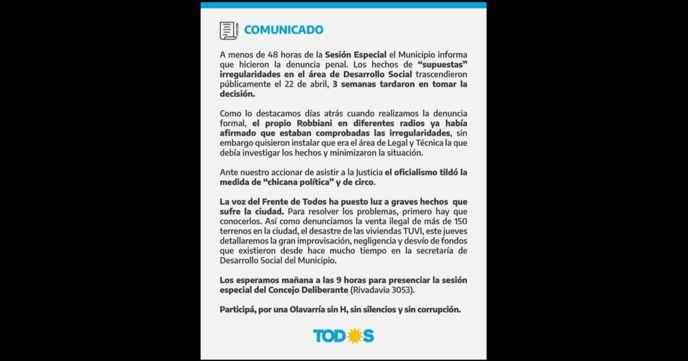 Desarrollo Social: "Improvisación, negligencia y desvío de fondos",  se viene la sesión especial del HCD