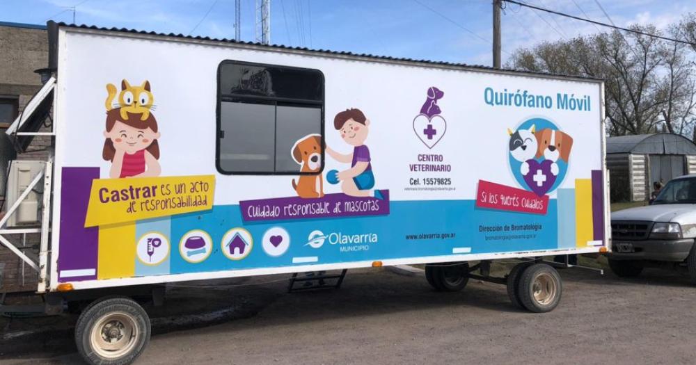 El Quirófano Veterinario Móvil va a estar en el barrio Sarmiento