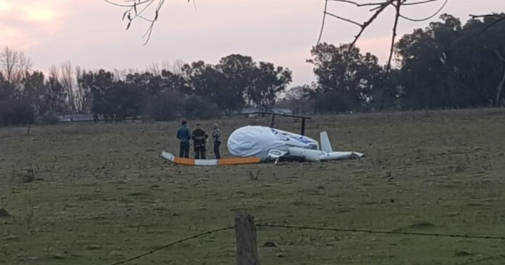 Bolívar: cayó un helicóptero en inmediaciones de la ex Granja Modelo