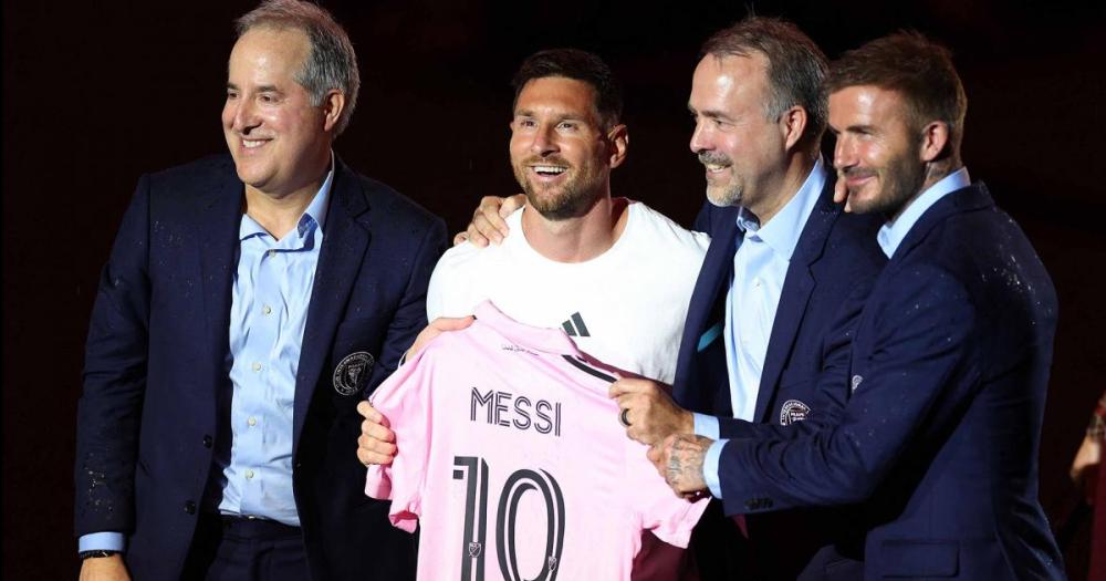 Messi fue presentado en Inter Miami
