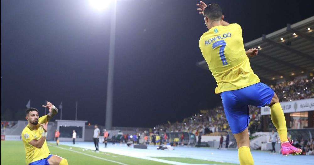 Ronaldo convirtió y su equipo jugará la final del futbol arabe
