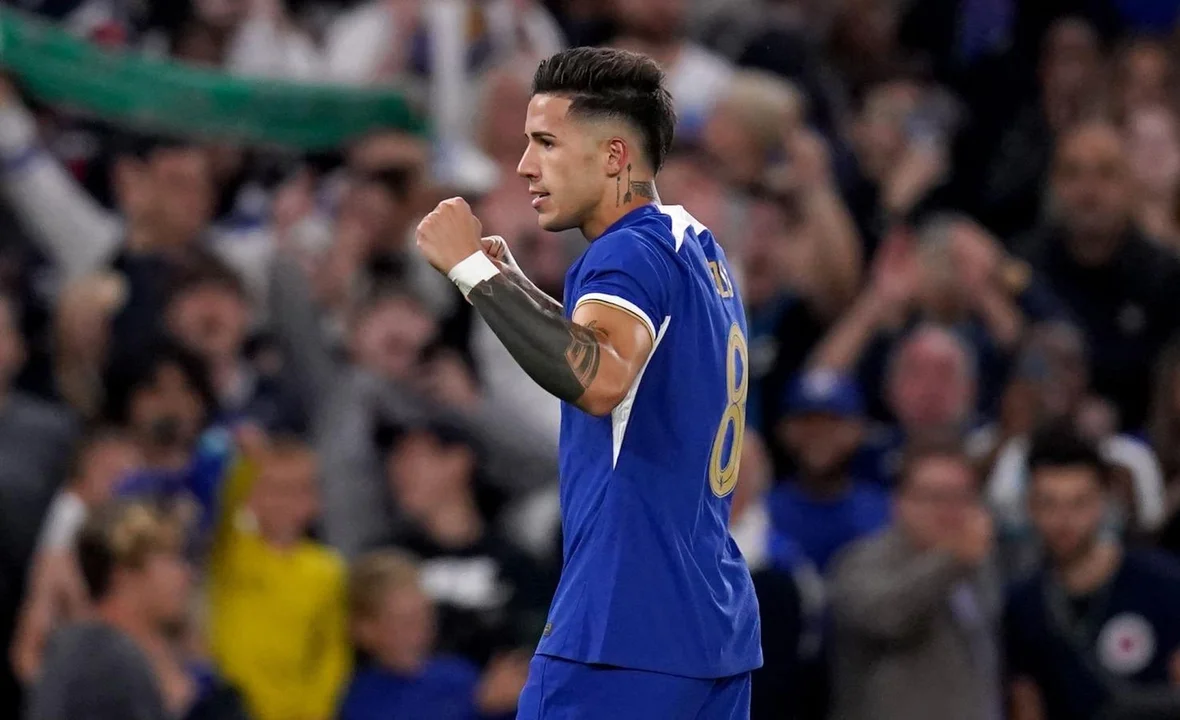 ENZO FERNÁNDEZ MARCÓ SU PRIMER GOL EN CHELSEA