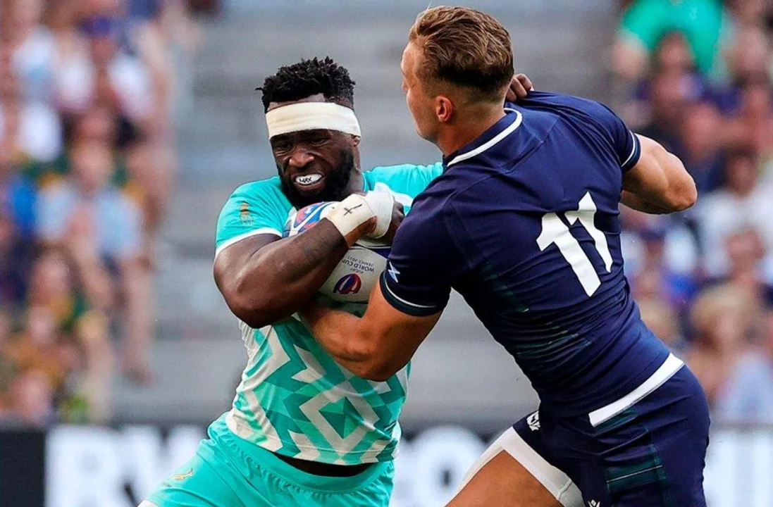 MUNDIAL DE RUGBY 2023: SUDÁFRICA VENCIÓ A ESCOCIA Y CONFIRMÓ SU FAVORITISMO