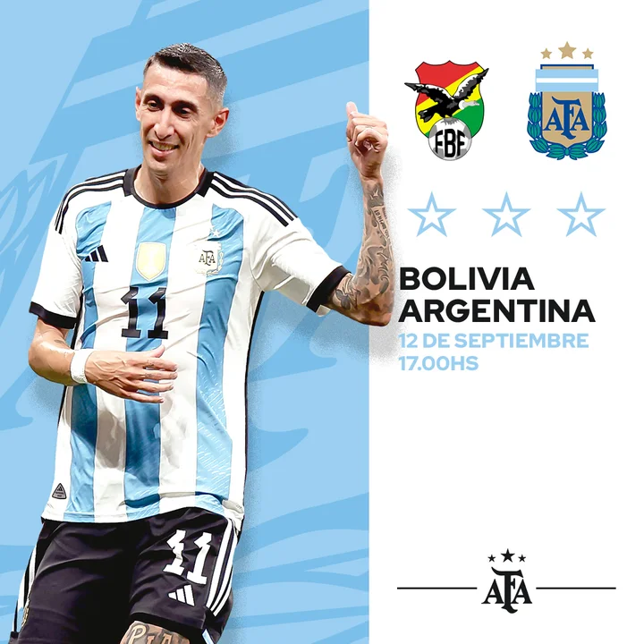 Juega la Selección Argentina en la altura de La Paz