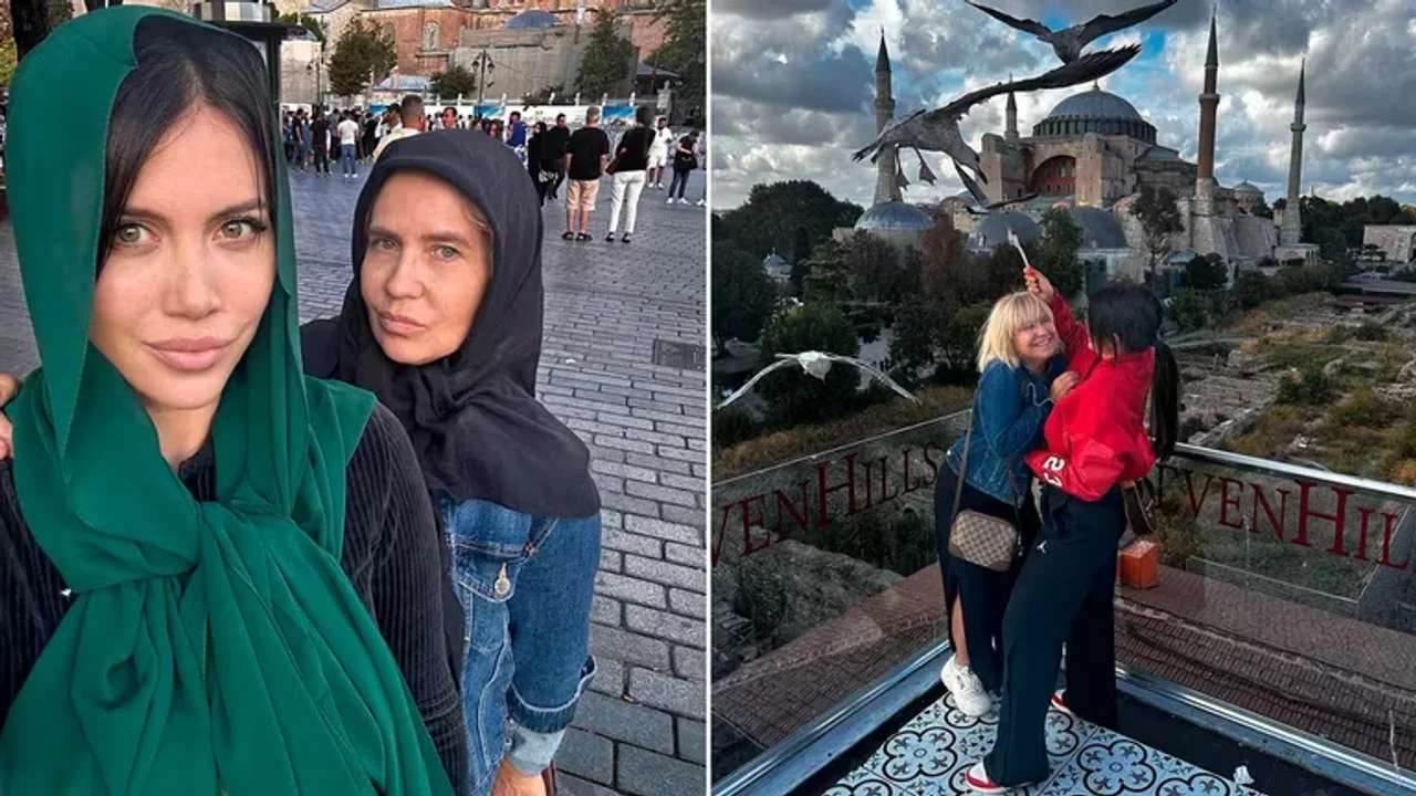 Wanda Nara se reúne con su madre en Turquía después de polémica