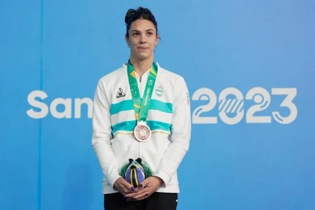 MACARENA CEBALLOS SE QUEDÓ CON EL BRONCE EN NATACIÓN