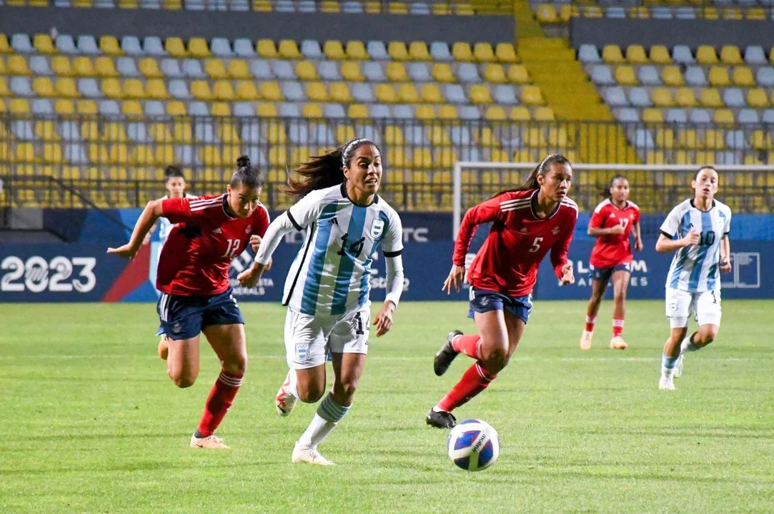 LA SELECCIÓN ARGENTINA FEMENINA EMPATÓ EN SU DEBUT EN LOS JUEGOS PANAMERICANOS