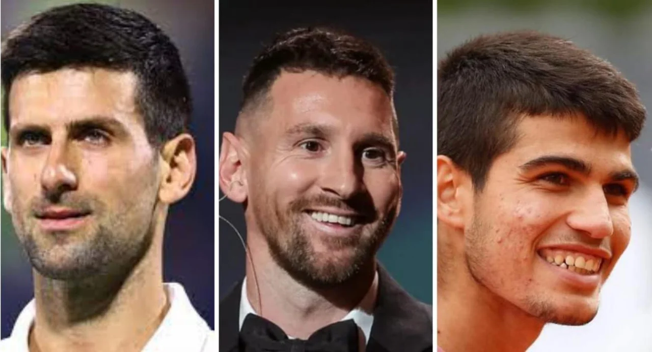 LOS MEJORES TENISTAS DEL MUNDO, RENDIDOS ANTE MESSI