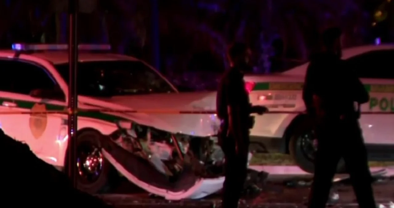 Persecución de robo en Miami Shores acaba en trágico accidente