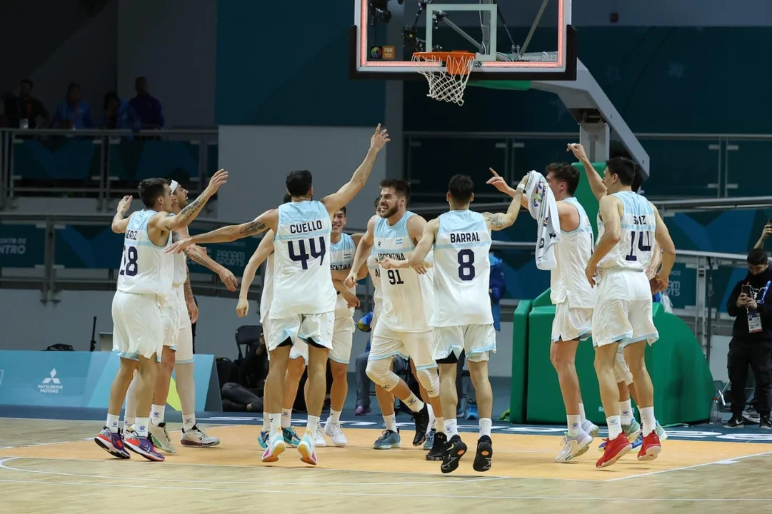 ARGENTINA VENCIÓ A VENEZUELA Y GANÓ EL ORO EN BÁSQUET