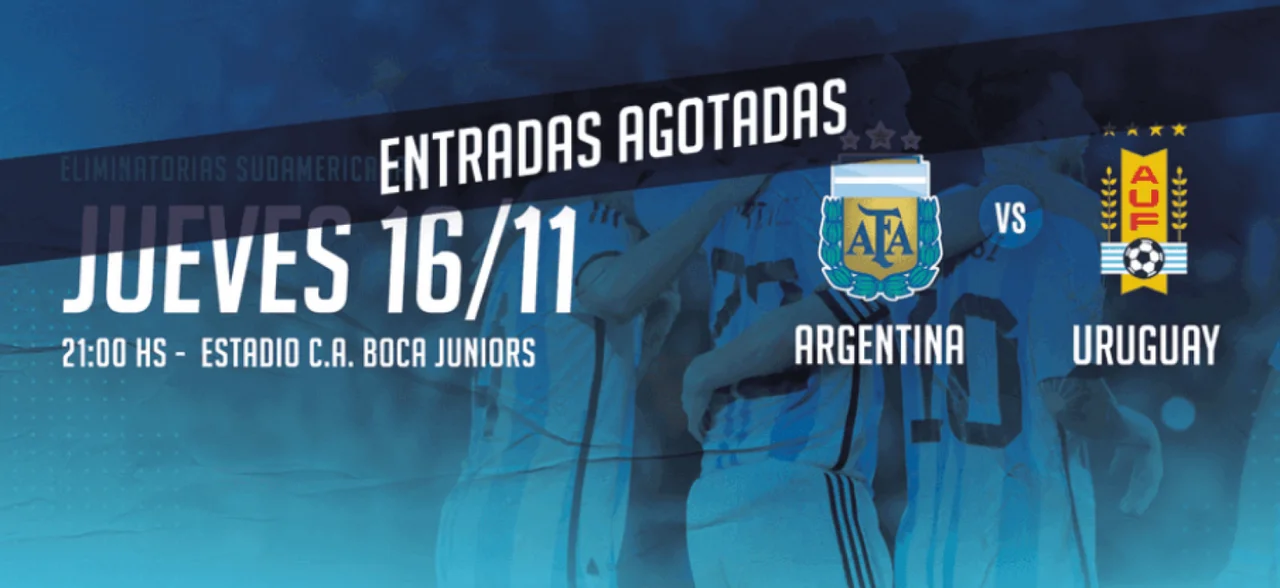 FUROR POR LA SELECCIÓN: VOLARON LAS ENTRADAS PARA ARGENTINA - URUGUAY