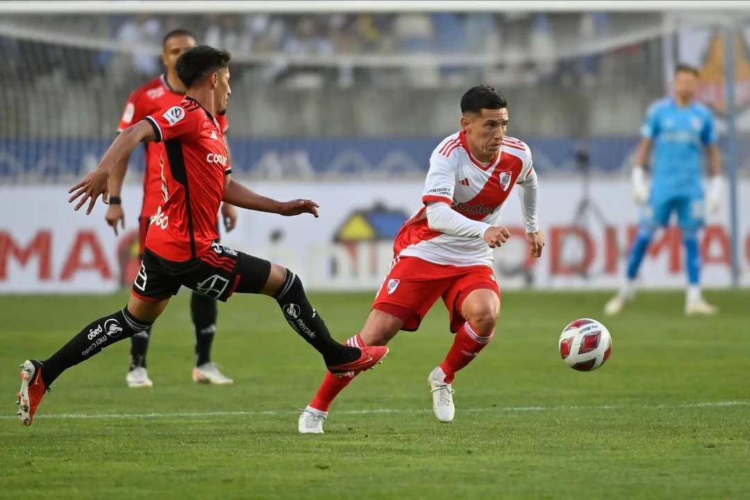 SOBRE EL FINAL, RIVER RESCATÓ UN EMPATE ANTE COLO COLO