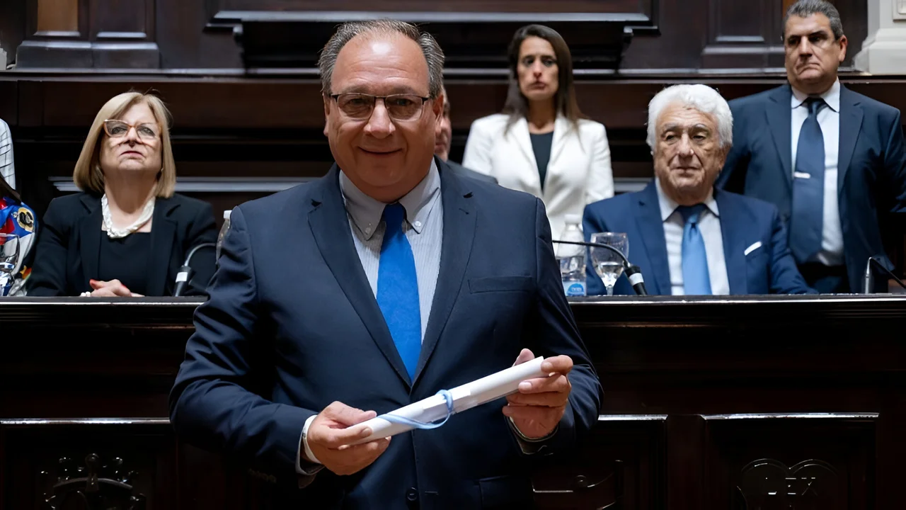 Ramón José Capra recibe certificado como Intendente electo en ceremonia en La Plata