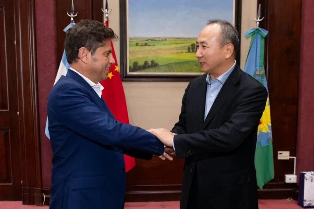 Kicillof se reúne con embajador chino para fortalecer lazos con la provincia