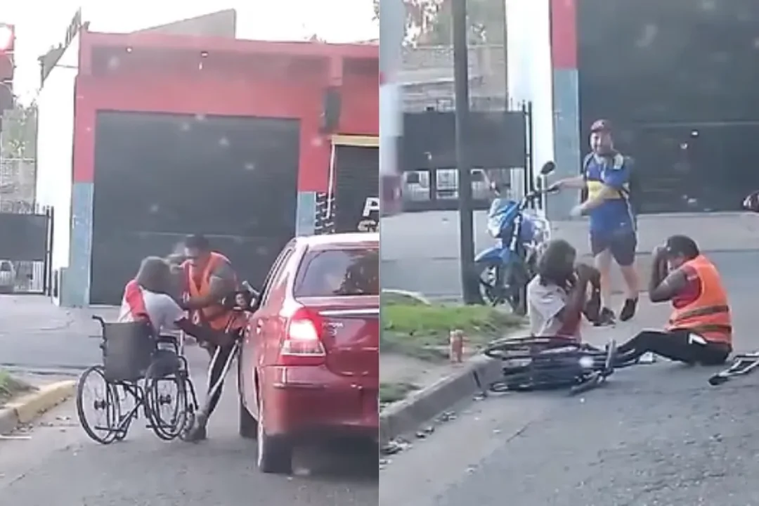Brutal pelea entre dos personas con discapacidad en Tristán Suárez: el video se vuelve viral