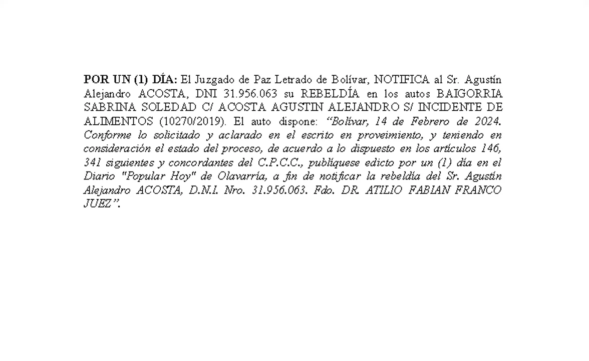 Edicto