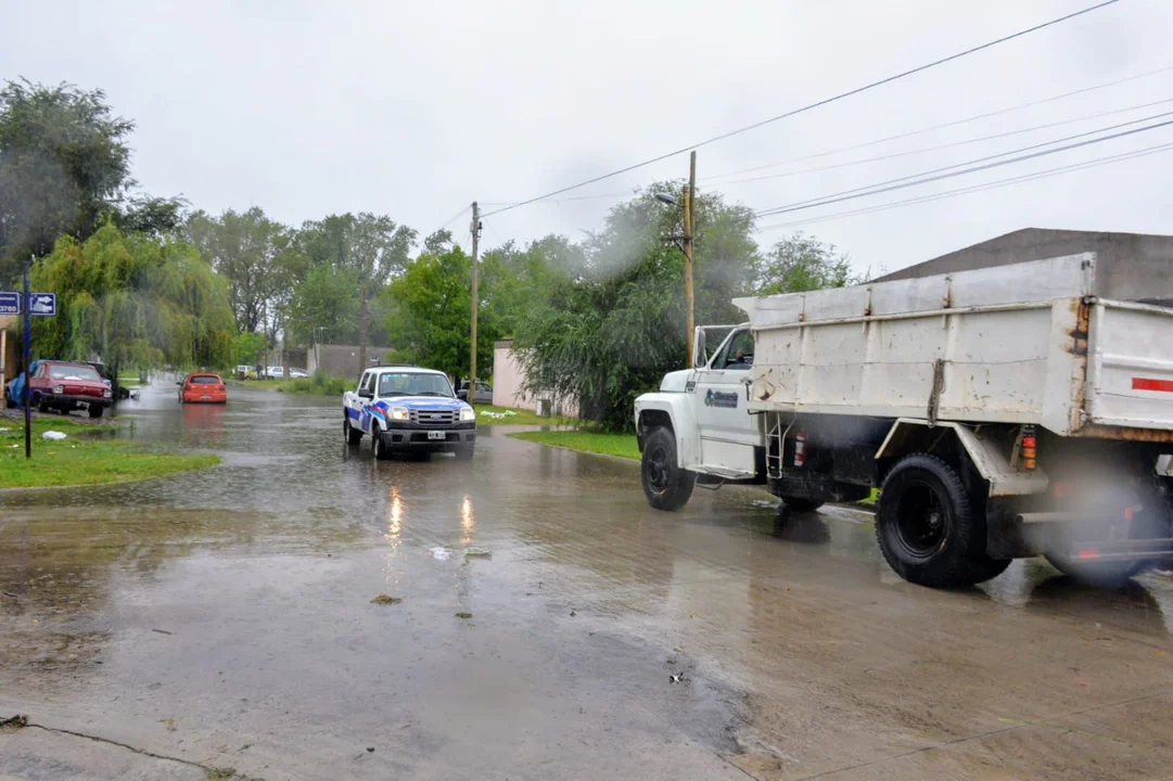 Municipio de Olavarría brinda asistencia a familias afectadas por tormenta