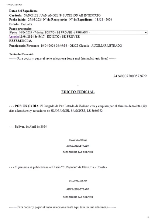 Edicto