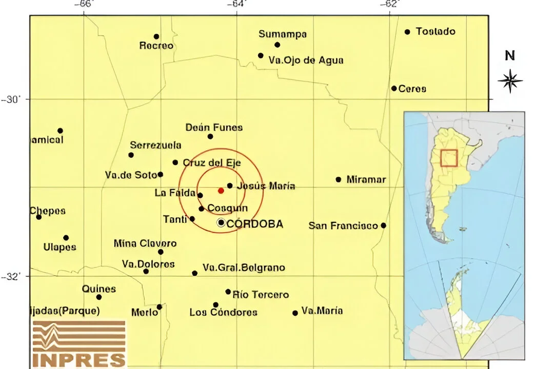 Fuerte sismo de 4,6 grados en Córdoba provoca conmoción en varias ciudades