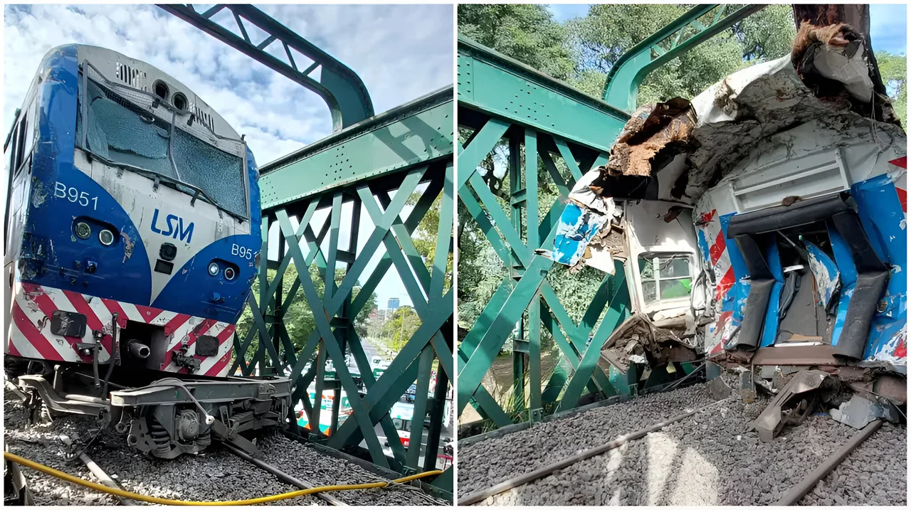 Fuerte choque de trenes en Palermo: Decenas de heridos tras colisión en la línea San Martín