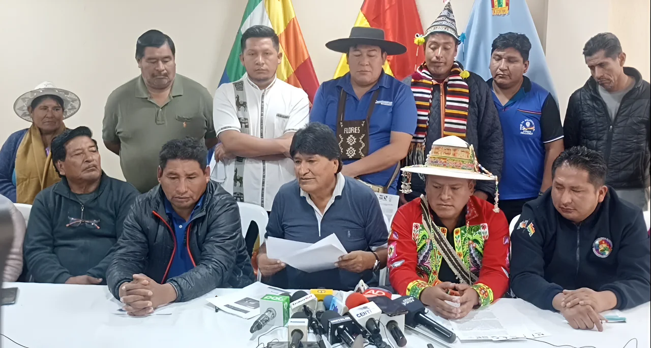 Ampliado Evista Declara Estado de Alerta y Prepara Protestas en Carreteras