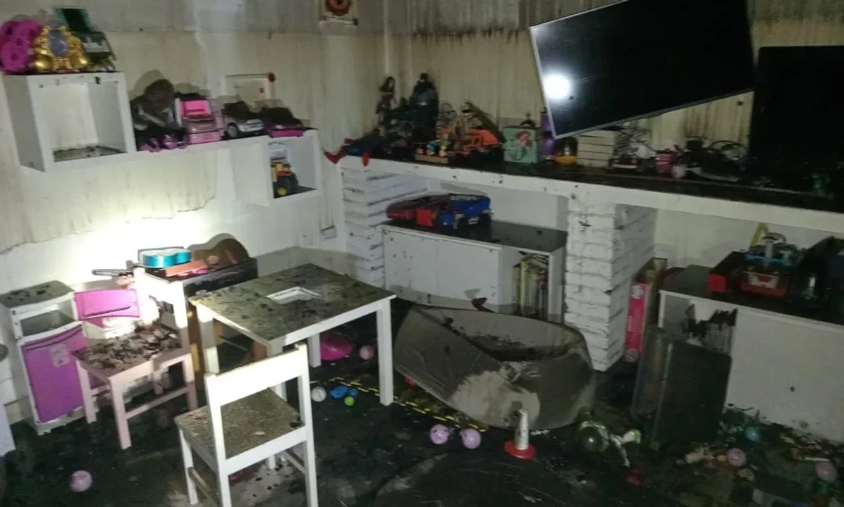 Macabro: incendiaron un hogar de niños en Pilar y 18 menores fueron hospitalizados