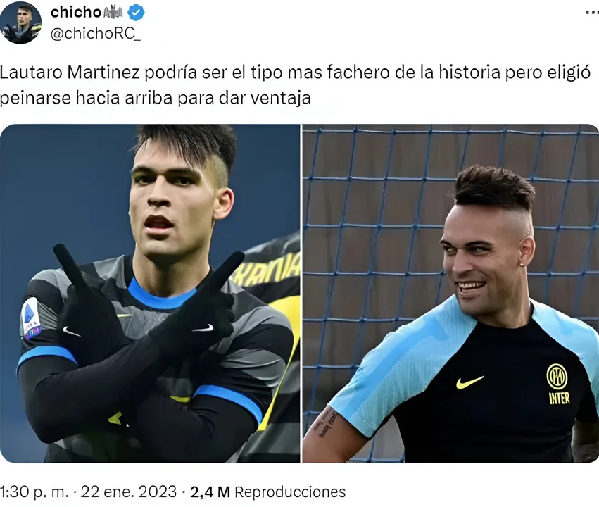  Agustina Gandolfo revela el motivo del nuevo peinado de Lautaro Martínez