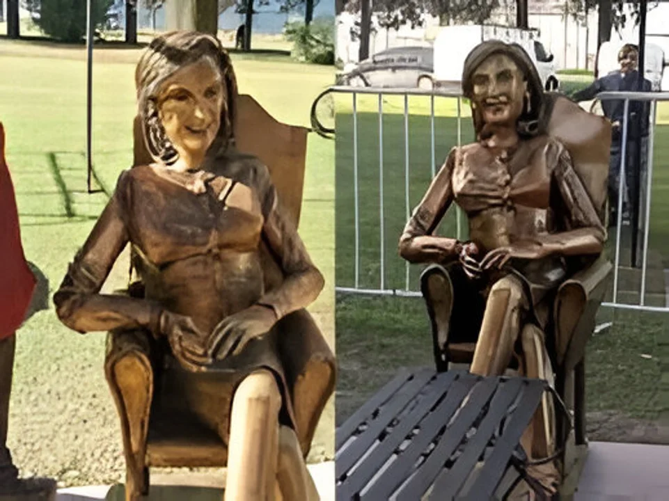 Escultor destroza la estatua de Mirtha Legrand tras críticas: "Es caprichosa e ignorante"