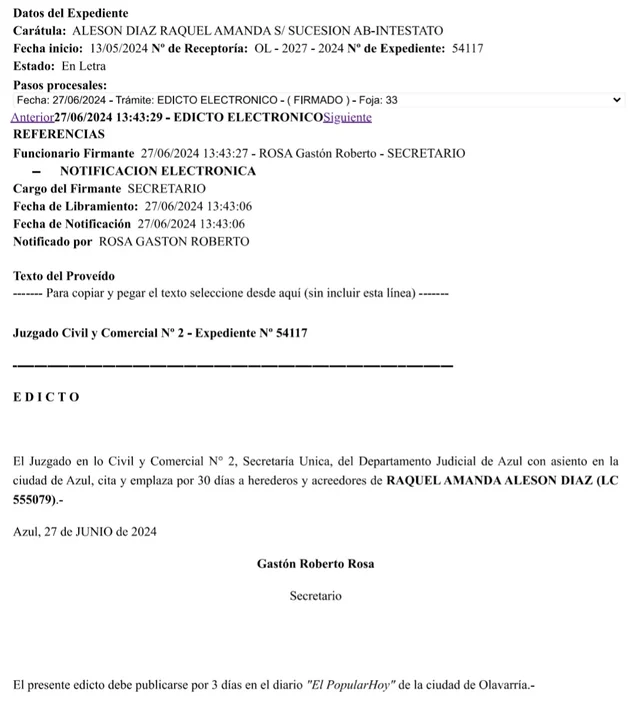 Edicto
