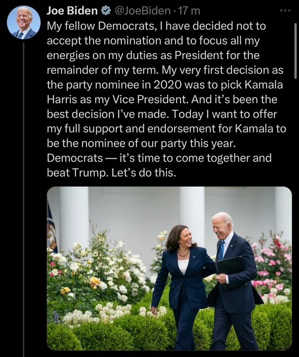 X: Joe Biden