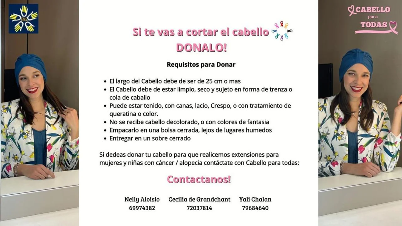 Cabello para Todas: Ayuda para mujeres y niños en quimioterapia o con alopecia. 