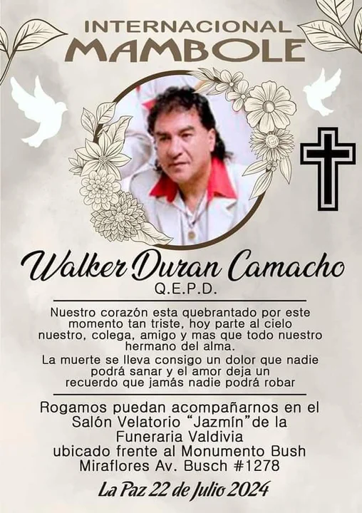 Walter Durán Camacho: un infarto apaga la estrella de la orquesta Mámbole