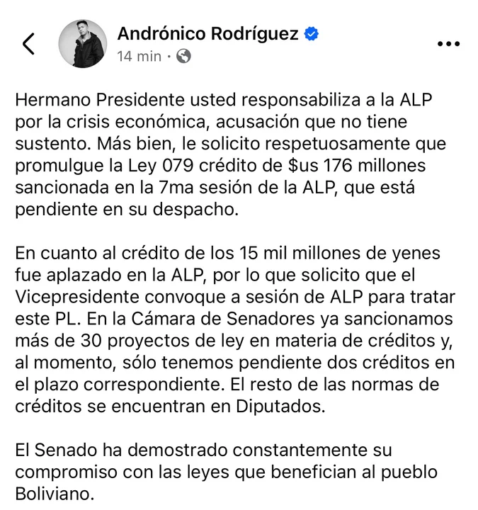 FB. Andrónico Rodríguez.