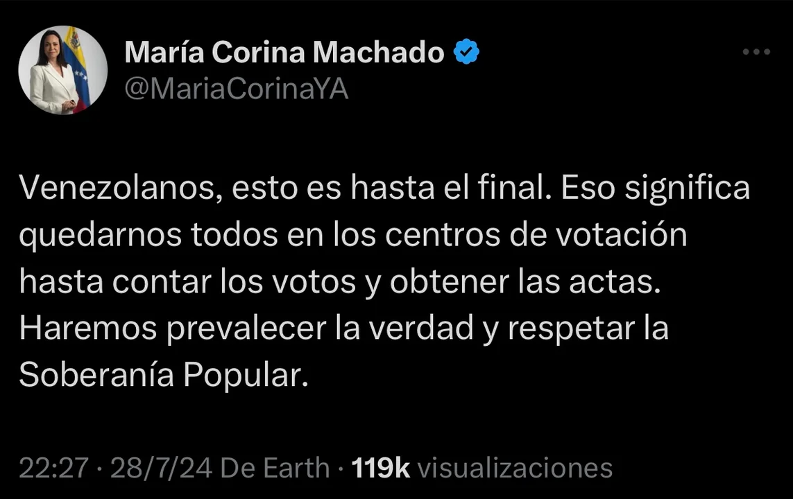 Pasaron más de 4 horas tras el cierre de la votación.