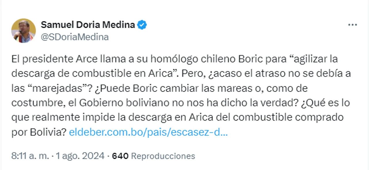 X. Samuel Doria Medina