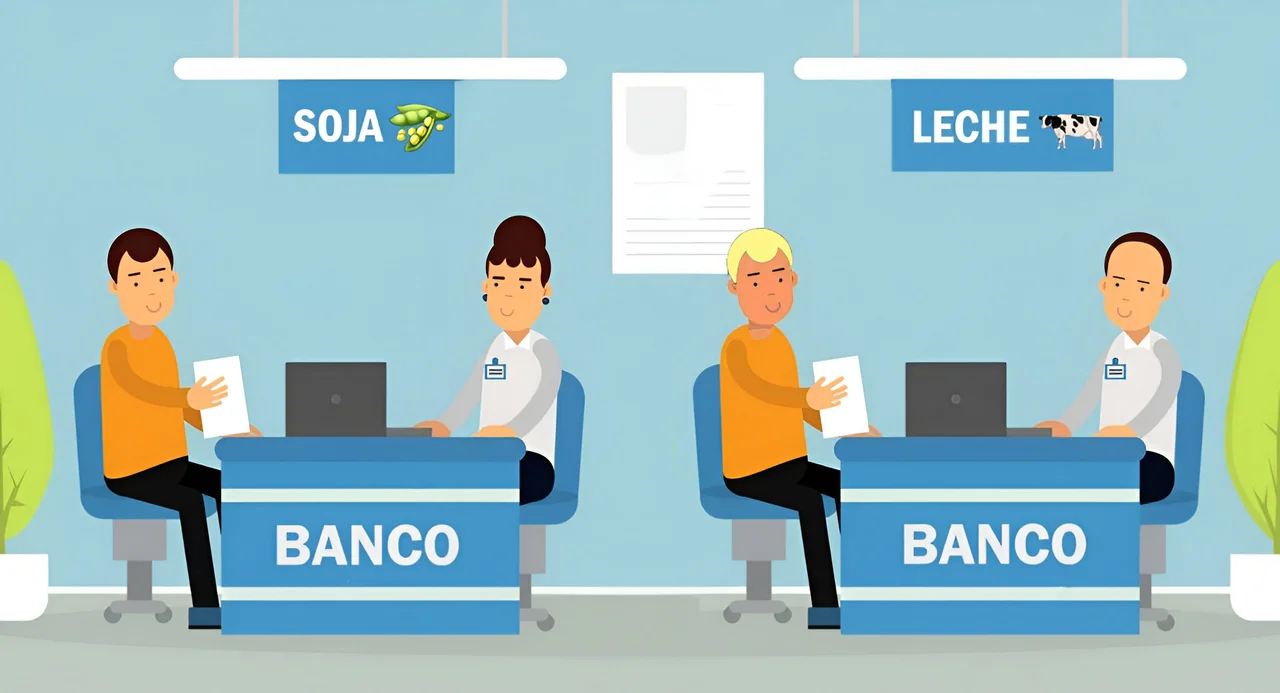 Nuevas líneas de préstamos del gobierno para productores en soja y leche