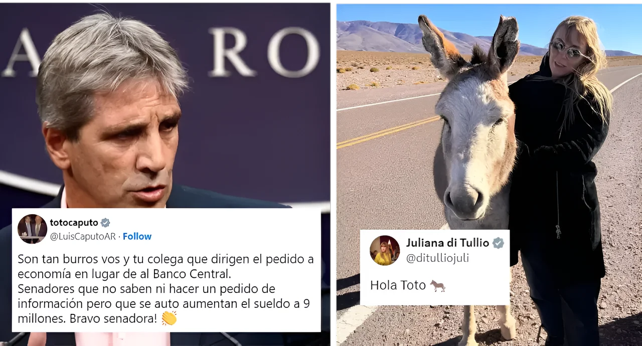 Caputo responde a Di Tullio y Parrilli por el oro del BCRA