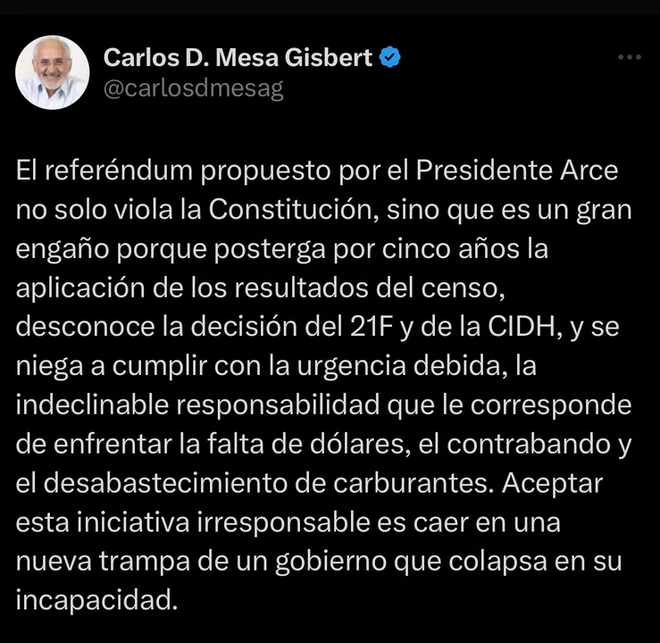 X. Carlos Mesa