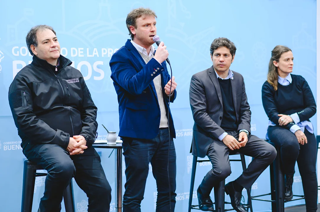 Axel Kicillof y Wesner inauguraron la Unidad Táctica de Operaciones Inmediatas en Olavarría